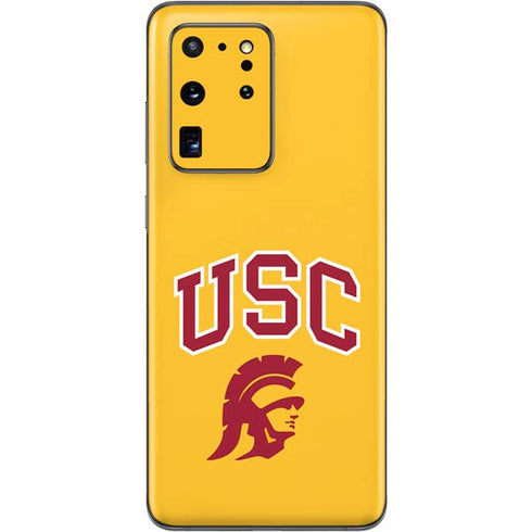University of Southern California USC Trojans Yellow Galaxy S20 Ultra 5G Skin